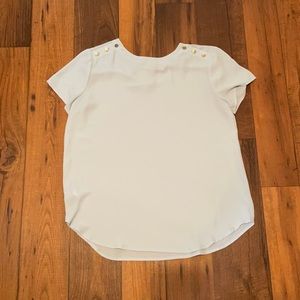 Light Blue Blouse LOFT